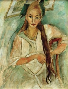 Portret dziewczyny z warkoczem