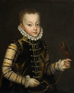 Portret infanta Ferdynanda Hiszpańskiego autorstwa Alonso Sánchez Coello