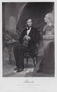 Abraham Lincoln (rycina) autorstwa Alonzo (after) Chappel