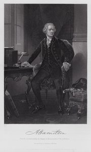 Alexander Hamilton (grawerowanie) autorstwa Alonzo (after) Chappel