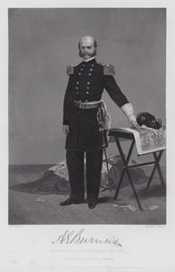 Ambrose Everett Burnside (grawerunek) autorstwa Alonzo (after) Chappel