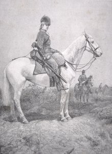 Henry Lee w 1780 roku, ilustracja z miesięcznika Harper