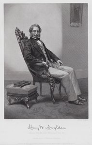 Henry Wadsworth Longfellow (Grawerowanie) autorstwa Alonzo (after) Chappel