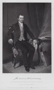 James Monroe (Grawerowanie) autorstwa Alonzo (after) Chappel