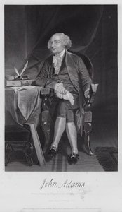 John Adams (Grawerowanie) autorstwa Alonzo (after) Chappel