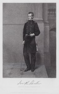Joseph Hooker (Grawerowanie) autorstwa Alonzo (after) Chappel