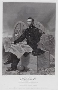 Ulisses S Grant (Grawerowanie) autorstwa Alonzo (after) Chappel