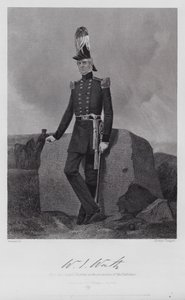 William Jenkins Worth (Grawerowanie) autorstwa Alonzo (after) Chappel