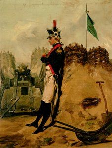 Alexander Hamilton (1757-1804) w mundurze nowojorskiej artylerii