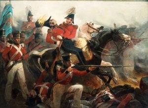 Śmierć generała Rossa w bitwie pod Baltimore, 12 września 1814 r.