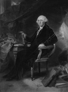George Washington: Projekt do ryciny, ca. 1860. autorstwa Alonzo Chappel