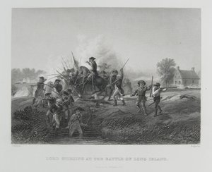 Lord Stirling w bitwie pod Long Island, 1776 autorstwa Alonzo Chappel