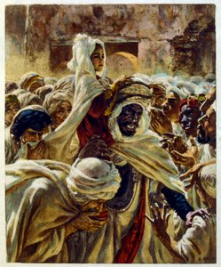 Ilustracja Dinet z „Mirages” Sceny z życia Arabów. 1906. Mirages, Scénes De La Vie Arab został zilustrowany przez Etienne Dinet z komentarzem Silmana Ben Ibrahima Bamera. Nasreddine Dinet urodził się jako Alphonse-Étienne Dinet; (1861-1929) był francuskim  autorstwa Alphonse Etienne Dinet