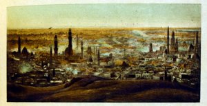 Ilustracja Dinet z „Mirages” Sceny z życia Arabów. 1906. Mirages, Scénes De La Vie Arab został zilustrowany przez Etienne Dinet z komentarzem Silmana Ben Ibrahima Bamera. Nasreddine Dinet urodził się jako Alphonse-Étienne Dinet; (1861-1929) był francuskim  autorstwa Alphonse Etienne Dinet