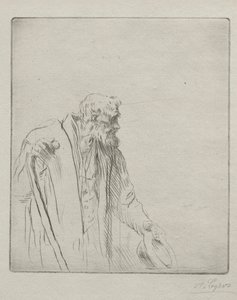 Żebrak autorstwa Alphonse Legros
