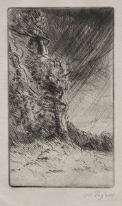 Podmuch wiatru autorstwa Alphonse Legros