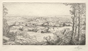 Dolina w Burgundii Dolina w Burgundii. autorstwa Alphonse Legros