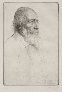 Alfreda Lorda Tennysona. autorstwa Alphonse Legros