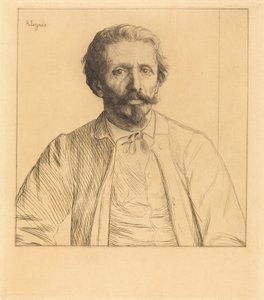 Auguste Delatre autorstwa Alphonse Legros