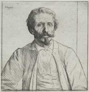 Auguste Delâtre autorstwa Alphonse Legros