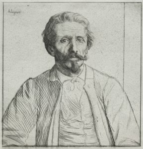 Auguste Delâtre autorstwa Alphonse Legros