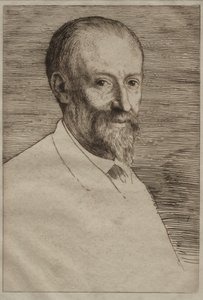 Auguste Poulet-Malassis autorstwa Alphonse Legros