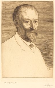 Auguste Poulet-Malassis, druga płyta. autorstwa Alphonse Legros