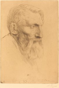Auguste Rodin autorstwa Alphonse Legros