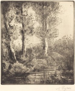 Brzegi Saint-Pre Rive du Saint-Pre. autorstwa Alphonse Legros