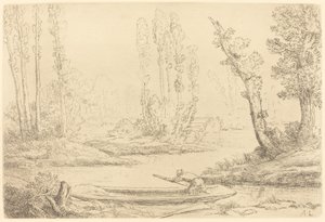 Brzegi Sommy w pobliżu Amiens autorstwa Alphonse Legros