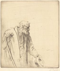 Żebrak autorstwa Alphonse Legros
