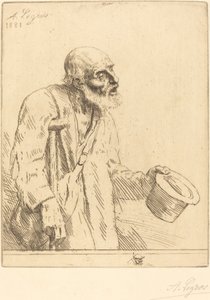 Żebrak Żebrak, 1881. autorstwa Alphonse Legros