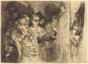 Czarny kot Czarny kot. autorstwa Alphonse Legros