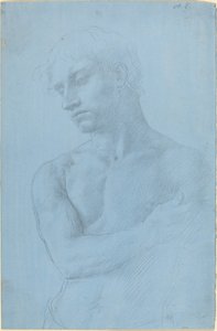 Popiersie nagiego mężczyzny autorstwa Alphonse Legros