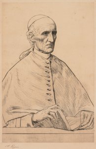 Kardynał Manning autorstwa Alphonse Legros
