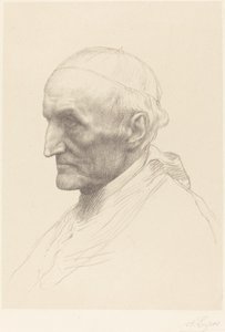 Kardynał Manning, 2. płyta autorstwa Alphonse Legros