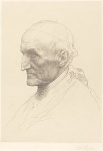 Kardynał Manning, 2. płyta autorstwa Alphonse Legros