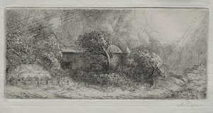 Chailli: złoty efekt. autorstwa Alphonse Legros