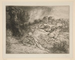 Zamek Powracających autorstwa Alphonse Legros