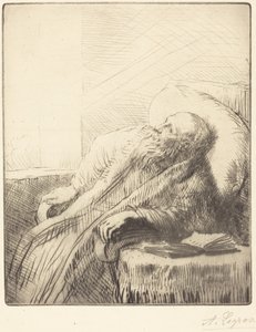 Rekonwalescent autorstwa Alphonse Legros