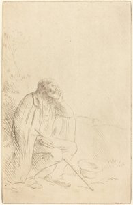 Marzenie Marzyciel. autorstwa Alphonse Legros