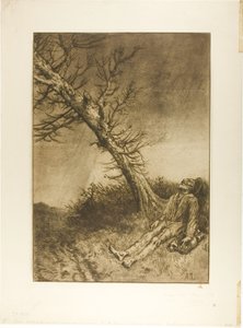 Śmierć Włóczęgi autorstwa Alphonse Legros