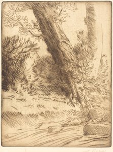 Brzeg potoku (Bord de ruisseau) autorstwa Alphonse Legros