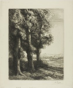 Krawędź lasu autorstwa Alphonse Legros