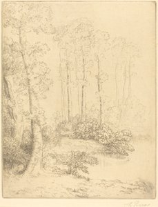 Brzeg wody Na brzegu wody. autorstwa Alphonse Legros