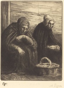 Sprzedawcy jaj, drugi talerz Sprzedawcy jaj. autorstwa Alphonse Legros