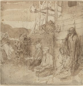 Angielscy żebracy. autorstwa Alphonse Legros
