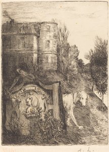 Była biblioteka Edwin Edwards. autorstwa Alphonse Legros