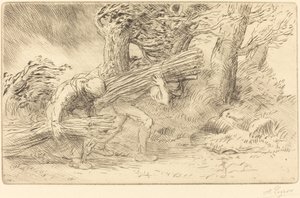 Zbieracze pedałów (Les fagottiers) autorstwa Alphonse Legros