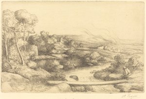 Kładka autorstwa Alphonse Legros